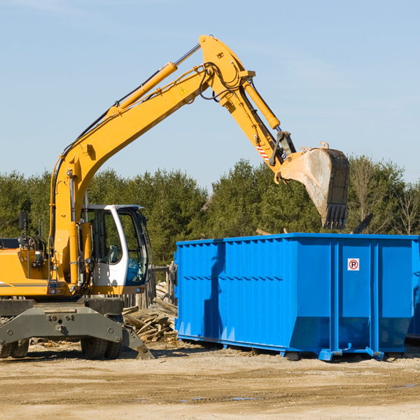 how many times can i have a residential dumpster rental emptied in Francis Creek